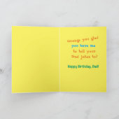 Grappige verjaardag voor papa uit Child Knock Joke Kaart (Binnen)
