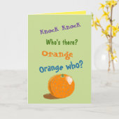 Grappige verjaardag voor papa uit Child Knock Joke Kaart (Gele Bloem)