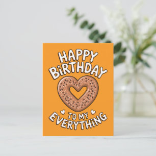Grappige verjaardag voor vriend voor vriendin eten briefkaart