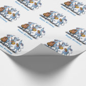 Grappige Verjaardag Wrapping Papier Muisband (Hoek)