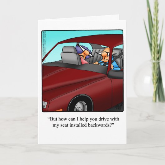 Grappige verjaardags humor kaart voor hem (Voorkant)