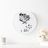 Grappige Verjaardags Klok Geen Drama Lama Geperson (Huis)