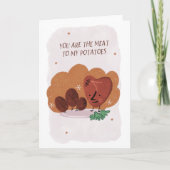 Grappige verjaardags- of Valentijnskaart, retro on Kaart (Voorkant)