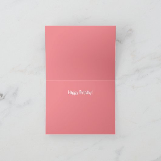 Grappige Verjaardags Paard Kaart (Binnen)