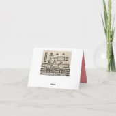 Grappige Verjaardags Paard Kaart (Achterkant)