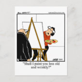 Grappige verjaardagsansichtkaart voor iemand die o briefkaart (Voorkant)