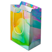 Grappige verjaardagsballonnen medium cadeauzakje (Achterkant Gekanteld)