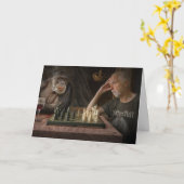 GRAPPIGE VERJAARDAGSCARD, QUARANTAINE 2020 SCHAaks Kaart (Gele Bloem)