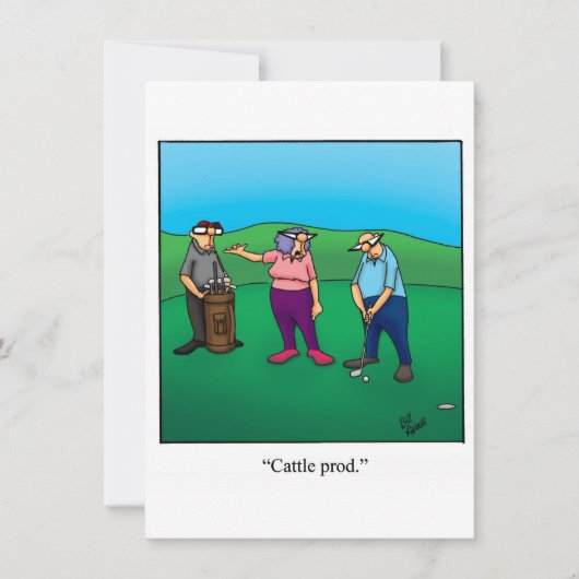 Grappige verjaardagsfeest uitnodiging (Voorkant)