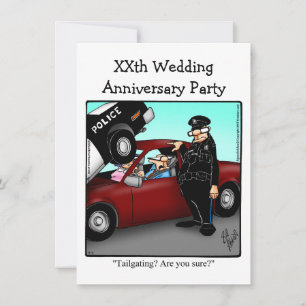 Grappige verjaardagsfeest uitnodiging