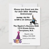 Grappige verjaardagsfeest uitnodiging (Achterkant)