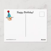 Grappige verjaardagskaart briefkaart (Achterkant)