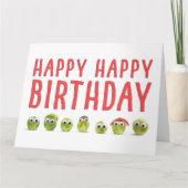 Grappige verjaardagskaart groenten kaart humor vri (Voorkant)