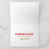 Grappige verjaardagskaart groenten kaart humor vri (Binnen)