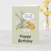 Grappige verjaardagskaart: Hond Poo Kaart (Gele Bloem)