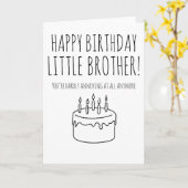 Grappige verjaardagskaart humoristische kaart voor (Gele Bloem)