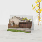 Grappige verjaardagskaart kaart (Gele Bloem)