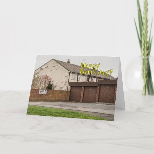 Grappige verjaardagskaart kaart (Voorkant)