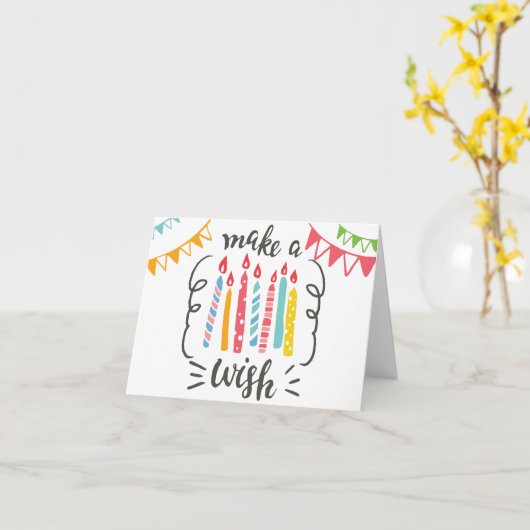 grappige verjaardagskaart kaart (Gele Bloem)