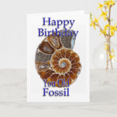 Grappige verjaardagskaart kaart (Gele Bloem)