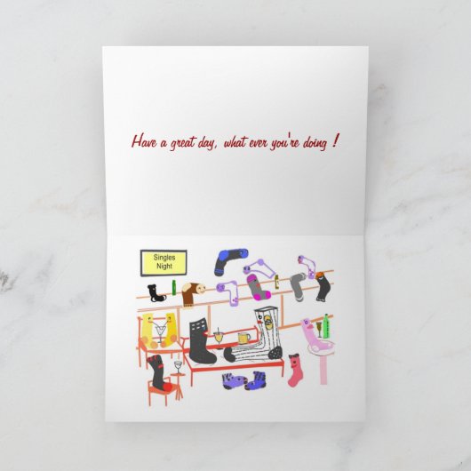 Grappige verjaardagskaart kaart (Binnen)