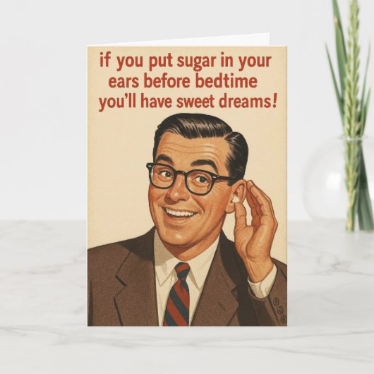 Grappige verjaardagskaart kaart (Voorkant)