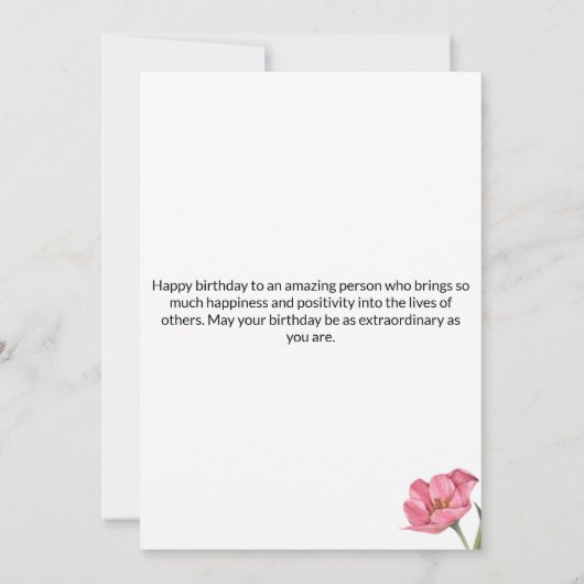 Grappige verjaardagskaart kaart (Achterkant)