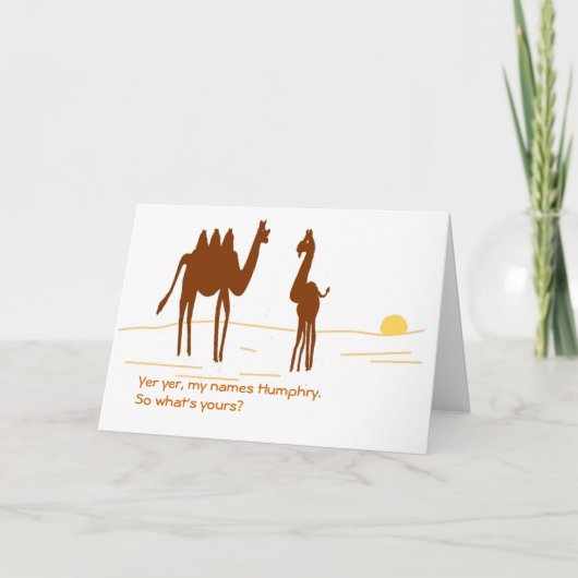 Grappige verjaardagskaart kaart (Voorkant)