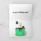 grappige verjaardagskaart kaart (Binnen)