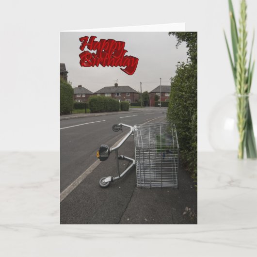 Grappige verjaardagskaart kaart (Voorkant)