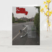 Grappige verjaardagskaart kaart (Gele Bloem)