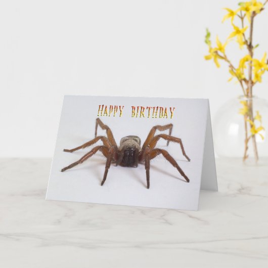 Grappige verjaardagskaart kaart (Gele Bloem)