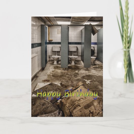 Grappige verjaardagskaart kaart (Voorkant)