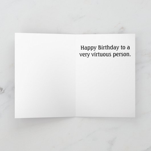 Grappige verjaardagskaart met Abe Lincoln Kaart (Binnen)