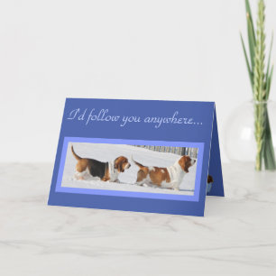 Grappige verjaardagskaart met Bassets, Cupcake & C Kaart