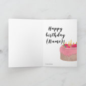 Grappige Verjaardagskaart met humor voor programme Kaart (Binnen)