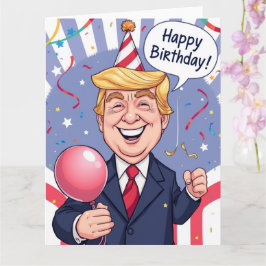 Grappige verjaardagskaart van Trump Gepersonalisee Kaart