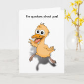 Grappige verjaardagskaart voor een stel. kaart (Gele Bloem)