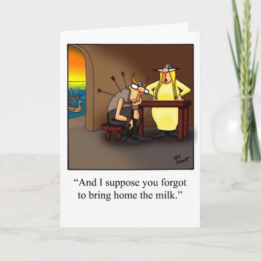 Grappige verjaardagskaart voor haar kaart (Voorkant)