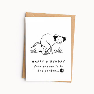 Grappige verjaardagskaart voor honden - Cadeau in Kaart