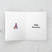 Grappige verjaardagskaart voor jubileum kaart (Binnen)