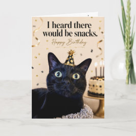 Grappige Verjaardagskaart voor Katten Kaart