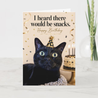 Grappige Verjaardagskaart voor Katten Kaart