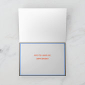 Grappige verjaardagskaart voor katten kaart (Binnen)