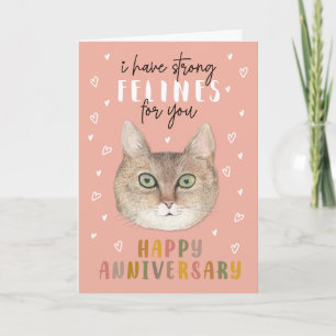 Grappige Verjaardagskaart voor Kattenliefhebbers ' Kaart