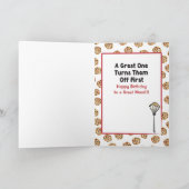 Grappige verjaardagskaart voor mama kaart (Binnen)