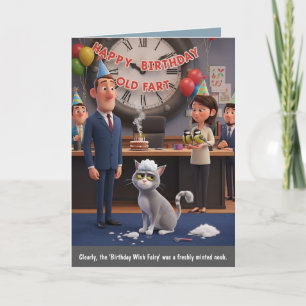 Grappige verjaardagskaart voor mannen kaart
