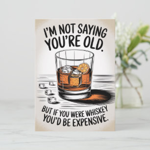 Grappige verjaardagskaart voor vader opa whisky pa kaart