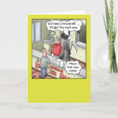 Grappige verjaardagskaarten: Burger Bash 2 Kaart (Voorkant)