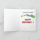 Grappige Verjaardagskaarten: Close Encounters Kaart (Binnen)